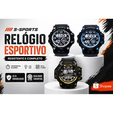 Relógio Masculino Sport Digital e Analógico Super Resistente