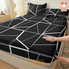 Jogo de lençol com 02 e 03 Peças Casal Queen Não Desbota Conjunto de Capa de Colchão Solteiro 48 60