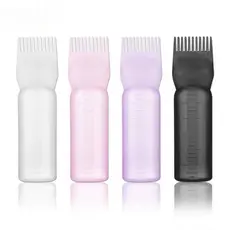 Frascos Para Tintura De Cabelo Com Pincel Aplicador e Óleo Capilar