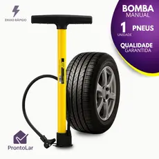 Bomba de Ar Vertical Para Encher Pneu Bicicleta Moto Carro 50Cm