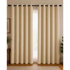 Cortina PREMIUM 3,00x2,50 - Decoração Para Quarto, Sala & Escritório Janela Inteira Ótimo Caimento