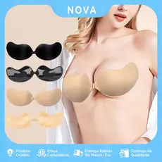 Adesivos Para O Peito Em Forma De Manga De Silicone Invisível Sem Alças Push up Reutilizáveis