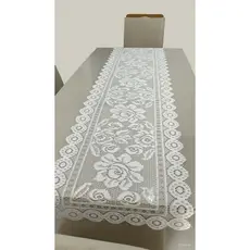 CAMINHO DE MESA/PASSADEIRA/TRILHO EM RENDA PARA MESA DE 6 CADEIRAS
