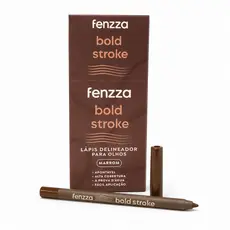 Lápis Delineador para Olhos  A Prova D'água Fenzza Bold Stroke Marrom