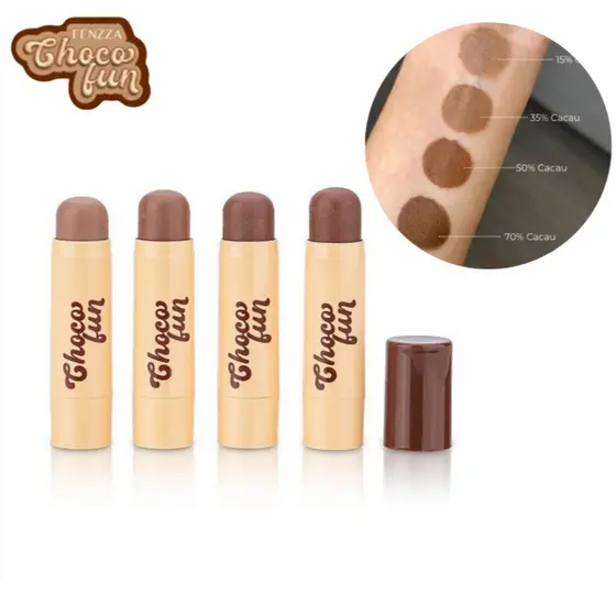 Contorno Facial em Stick Bastão Choco Fun Fenzza