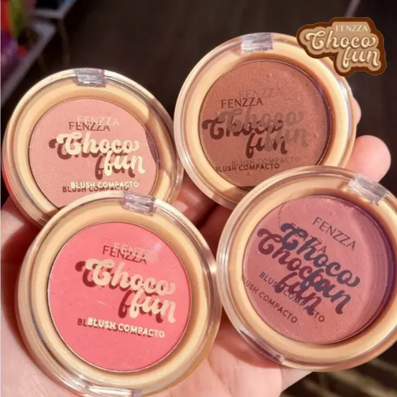 Blush Compacto Facial Choco Fun Fenzza
