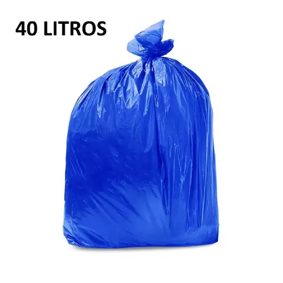 Sacos de Lixo 40L c/ 100 unidades