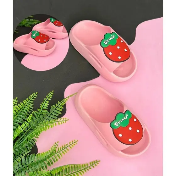 Chinelo Menina Nuvem Frutas infanfil leve barato fashion