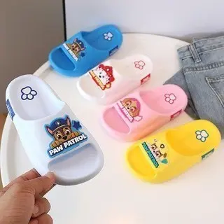 chinelo slide nuvem infantil unissex personagem patrulha canina ortopédico