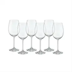 Jogos De Copos Taças Gastro Vino Cristal Ecológico 450ml Caixa Com 6 Peças Para Tinto Branco Agua