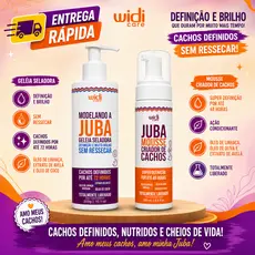 Kit Juba Geleia Modeladora + Mousse Criador de Cachos Widi Care
