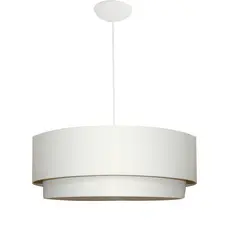 Pendente Lustre Moderno 45cm – Sala de Jantar, Cozinha e Quarto – Design Redondo Clean