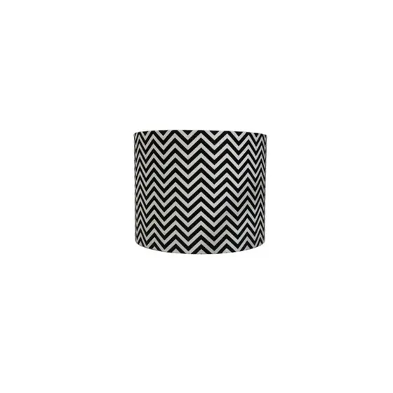 Cúpula Para Abajur Tc Chevron preto 20x20x15