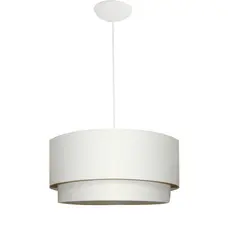 Pendente Lustre Moderno 35cm – Sala de Jantar, Cozinha e Quarto – Design Redondo Clean