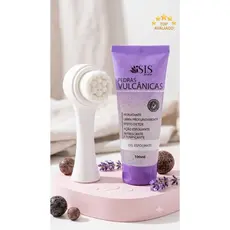 Kit Skincare limpeza profunda 2 itens: Gel Esfoliante 100ml + Escova de Limpeza Facial Manual