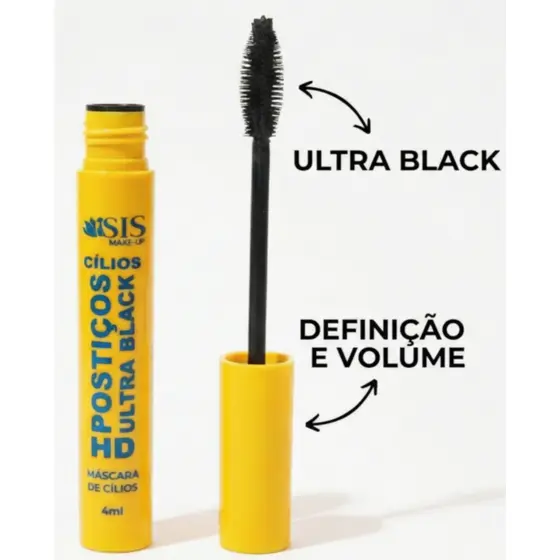 Máscara de Cílios Ultra Black  Volume e Preto Intenso