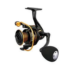 Molinete Albatroz Belga Black Fricção Dianteira 3 Rolamentos Drag 4Kg - Selecione o Tamanho