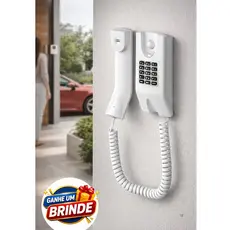 Interfone TDMI300 Intelbras Branco Terminal Dedicado compatível Centrais de Condominios Porteiros Eletrônico Residencial