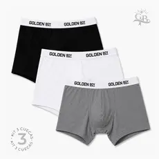 Kit 3 Cuecas Masculinas Boxer Box Lisas Microfibra Forro 100% Algodão Confortável