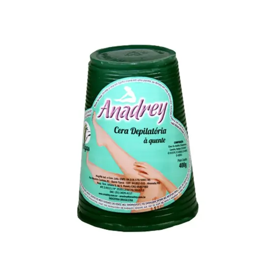 Cera Depilatória Quente Anadrey Algas 400g