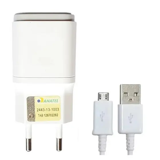 Carregador LG Rápido K4 K8 K9 K10 K11 K12 Q6 Q7 k40s - Envio Imediato