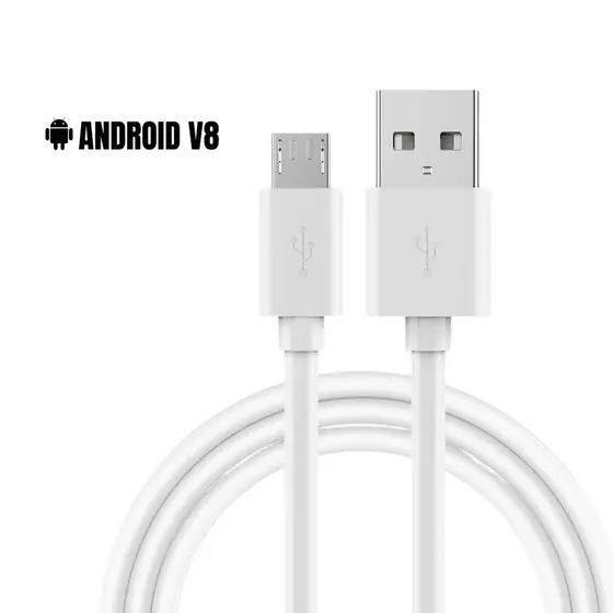 Cabo V8 - 3 Metros - J2 J4 J5 Prime J6 J7 Prime J8 J7 Prime J7 Pro J8 A01 A01 Core A10 A10S S5 S6 S6 Edge S7
