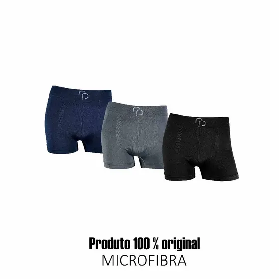 Kit 3 cuecas boxer Rafa Parize Produto Original