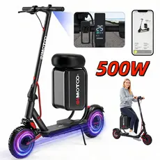 500W Patinete Elétrico 120kg 30km de Autonomia Motor 40km/h com Assento