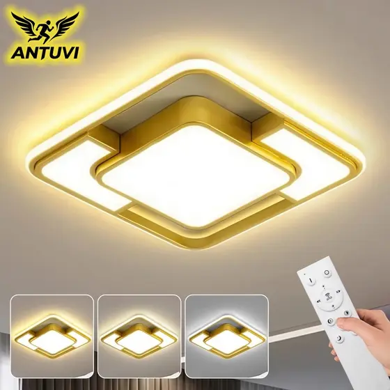 Lustre Moderno Pendente Led Quarto 3 Em 1 C/remote Bivolt 110/220v