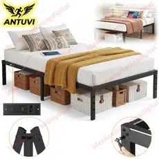 Estrutura Cama Metal Solteiro Com Tomada,usb+type-c,350kg