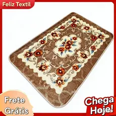 Tapete Desenhado De Floral 60×90 Antiderrapante Para Quartos, Sala