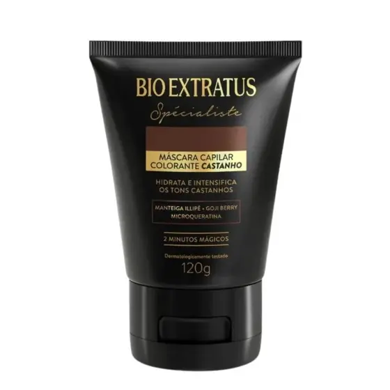 Máscara Colorante Castanho 120g Bio Extratus