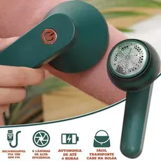 Papa Bolinhas Eletrico Tira Pelos de Roupas Removedor Aparador Sem Fio Recarregável