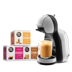 Kit Cafeteira Dolce Gusto Mini Me Cinza e Preta + 30 cápsulas