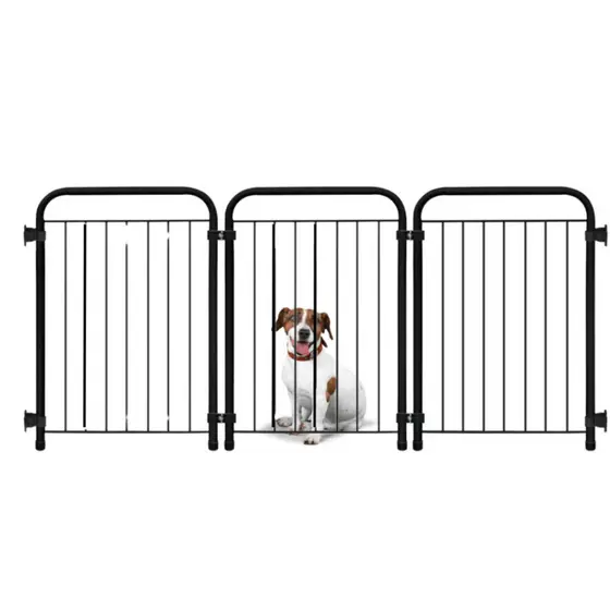 Cercado Pet Cachorro Dobrável Portátil 3 Módulos Segurança Divisor de Ambientes Altura 51cm