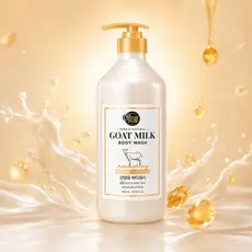 Sabonete Líquido Corporal Shower Mate Goat Milk 800ml Mel de Manuka Coreano Importado