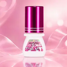 Cola Extensão de Cílios Master Diamond Pink 3ml Transparente Secagem Rápida Profissional