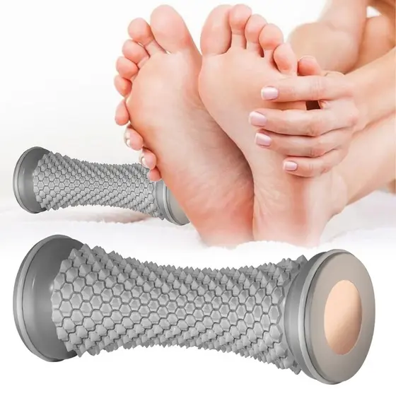 Rolo De Massagem Massageador De Pés , Bola De Ioga , Fáscia Plantar , Cuidados De Relaxamento Muscular , Manual De Plást