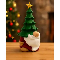 Gnomo de Natal Decorativo – Enfeite Natalino de Mesa, Presente e Decoração de Natal