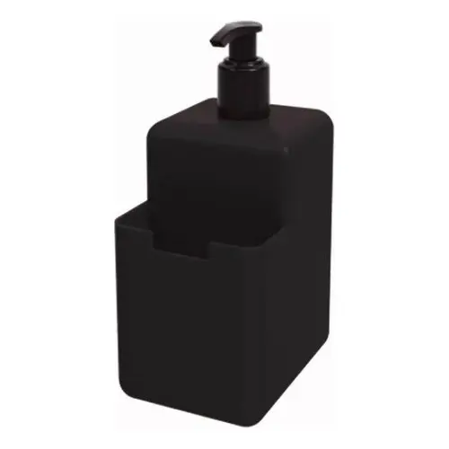 Dispenser De Detergente Suporte De Esponja Cozinha Black Design Quality