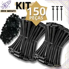 Kit 150/120/90/70 Abraçadeira Nylon 90mmx20mmx5mm Universal Trava Automática Cinta Plástica Automotivo Fios Doméstico