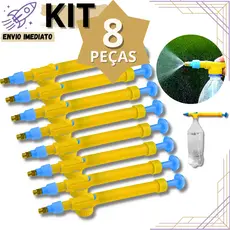 Kit 8 Pulverizador de Garrafa PET - Alta Pressão Borrifador Manual Plantas Jardim  Uso Doméstico