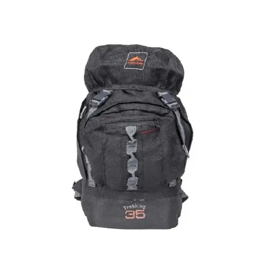 Mochila Trekking 35 Litros Trilhas & Rumos Esportiva Escolar Preta Original
