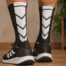 Meia Esportiva Antiderrapante Cano Alto Ideal para academia, corrida, treino. Conforto e Performance