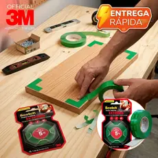 Fita Dupla Face 3M Original Extrema Fixa Forte 24mm X 2m Parede Fixa Quadro Espelho 5kg Scoth