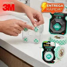 FITA DUPLA FACE 3M ORIGINAL SCOTH FIXA FORTE BANHEIRO 24MM X 1.5M NICHO ESPELHO AMBIENTE UMIDO