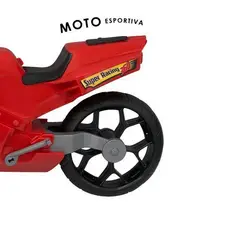 Moto Elétrica Super Esportiva Vermelha Potente E Estilosa Com Design Moderno