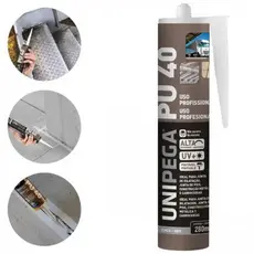Selante PU 40 Várias Cores Branco Preto Cinza 400g Unipega Vedação e Colagem Profissional