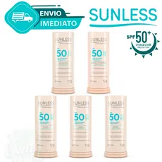 Protetor Solar Facial Com Base em Bastão Stick Matte 12g ou Loção 60g FPS 50 Sunless Envio Imediato
