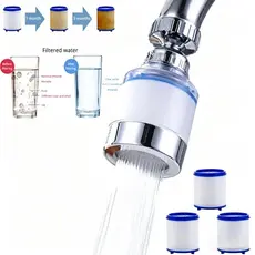 Filtro De Água Da Torneira Remover Cloro Metais Pesados Chuveiros Filtrados Cabeça De Banho Dura Purificador
